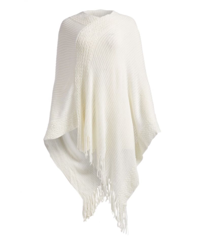 woolen poncho dress