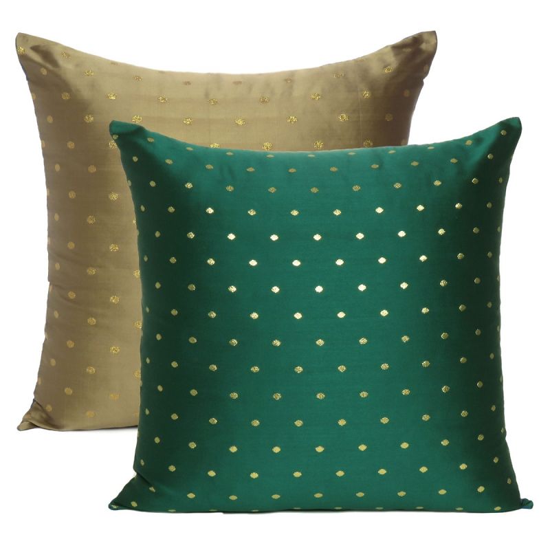 Art Silk Reversible Handmade Cushion Cover Foe Home Decor