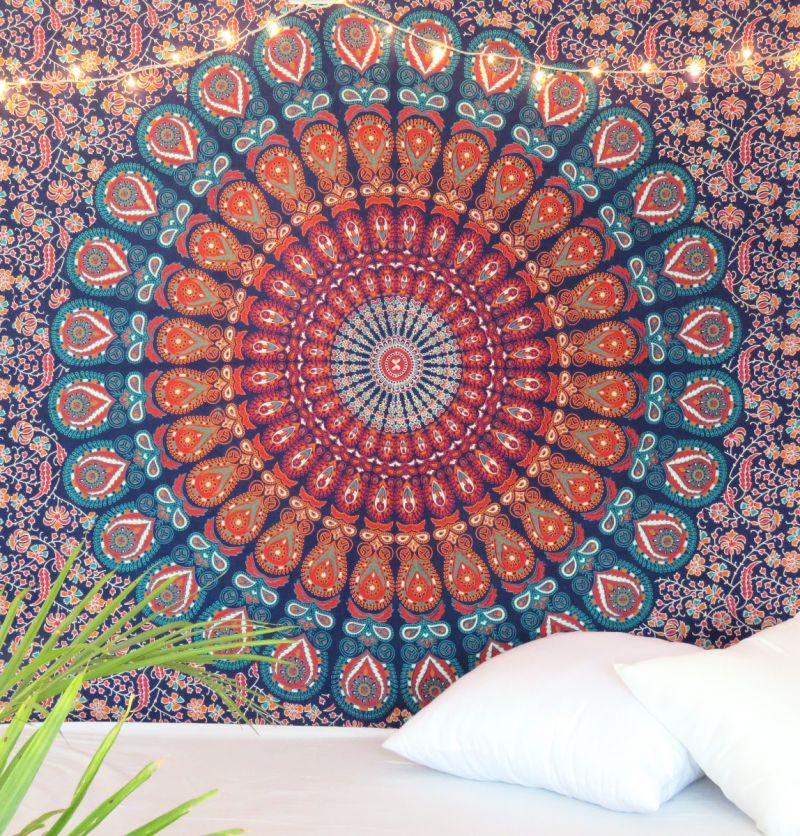 Mandala Tapestry Bohemian Wall Hanging Decorative Twin Bed Sheet Home Decor Gift 