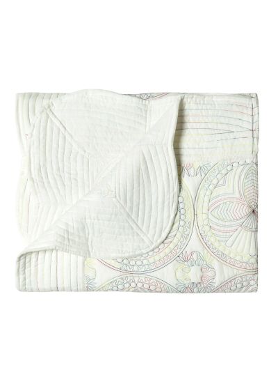 Soft 100% Cotton Embroider Baby Crib Blankets Comfortable Quilts For Newborn Baby