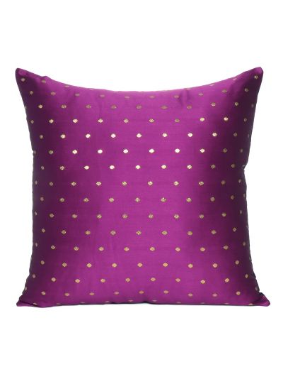 Art Silk Reversible Handmade Cushion Cover For Home Decor 