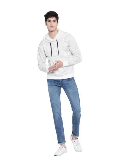 Men’s Casual Form Fleece Hooded Pullover Sweatshirt Winter Wear