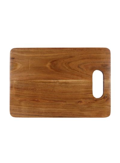 Handmade Heavy Duty Wooden Cutting Board with Juicer Groove and Serving Platter`