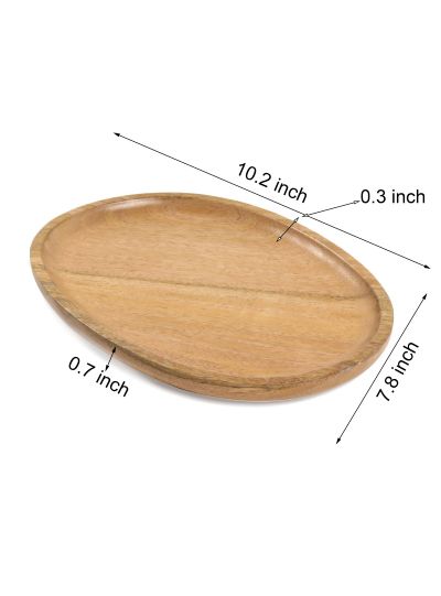 Round Wooden Handmade Serving Platter