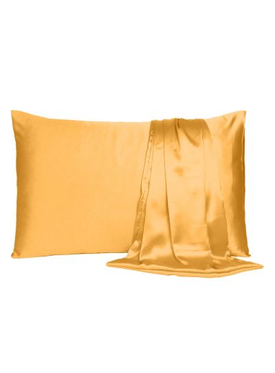 Oussum Satin King Size Solid Pillow Cover for Bedroom Decor, 20x40 Inches