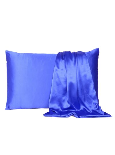 Handmade Satin Standard Size Solid Pillow Cover, 20X26 Inches