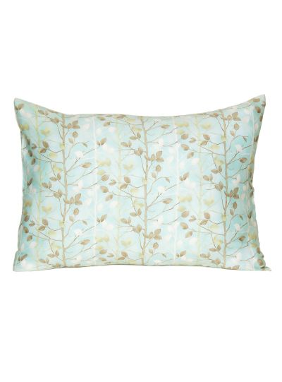 Oussum Decorative Satin Floral Pillow Cover , 20x26 Inches