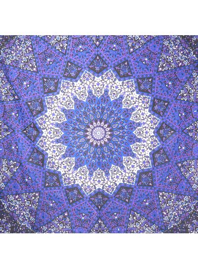 Blue Colored Wall Decor Queen Size Hippie Tapestries Bohemian Wall Hanging Online