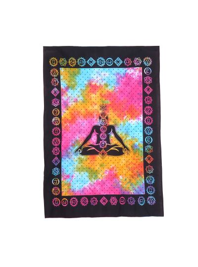 Multicolor Home Decor Handmade 7 Chakras Bohemian Cotton Poster Tapestry