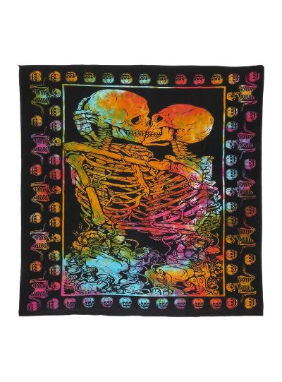 Multi-Color Handmade Cotton Tie-Dye Wall Hanging Poster For Home Decor
