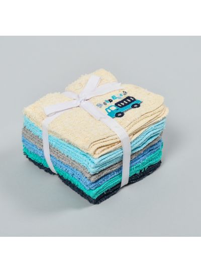 Unisex Newborn Baby Cotton Washcloth Towels Pack of 12