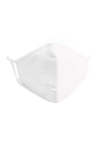 White Men Women Face Clothing Mask Washable Durable Reusable Breathable Face Cover