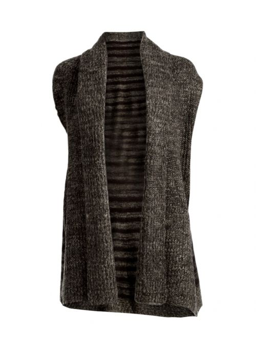 Black Soft Luxurious Silk Acrylic Knitted Cape Poncho for Women Winter Fashion