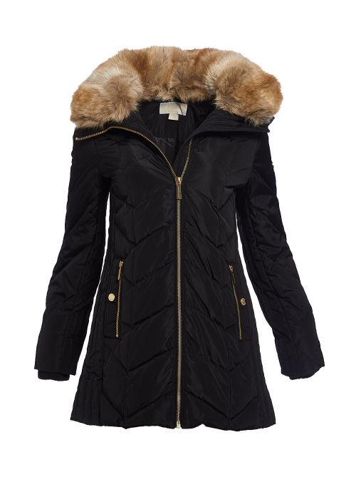 Michael Kors Down Winter Jacket for Women Online Black Size L