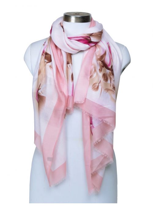 Women's Soft and Luxury Designer Printed Floral Scarfs