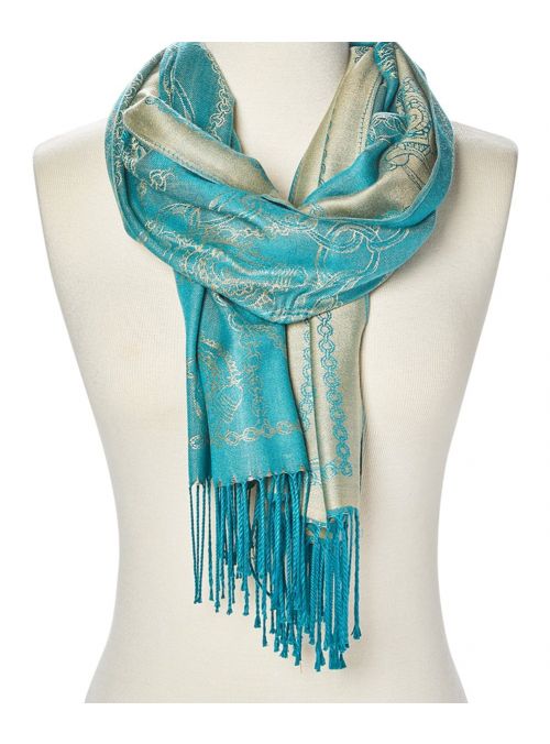 Women's Blue Lightweight Viscose Pashmina Cashmere Scarf for Women Winter Fashion Online
