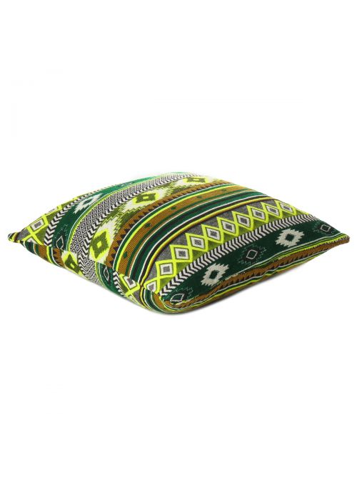 Decorative Cotton Strip Print Knitted Cushion Cover for Home Decor