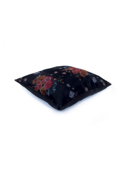Handmade Sateen Floral Organza Silk Cushion Covers
