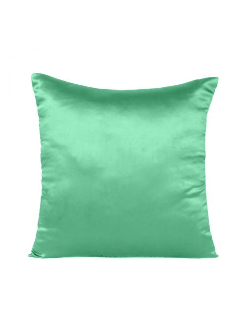 Soft & Comfortable Solid Silky Satin Zipper Cushion Covers