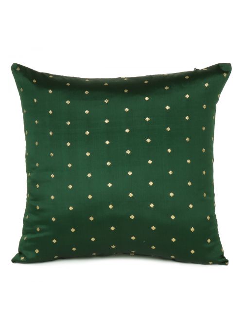 Decorative Art Silk Solid Cushion Covers Set of 2