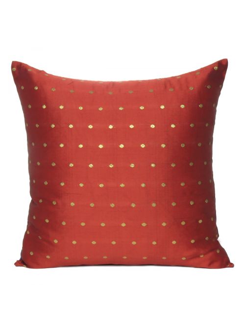 Art Silk Reversible Handmade Cushion Cover For Home Decor  