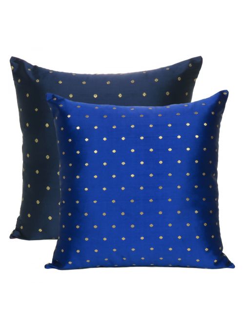 Decorative Art silk Reversible Solid Cushion Covers