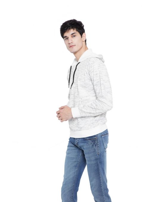Men’s Casual Form Fleece Hooded Pullover Sweatshirt Winter Wear