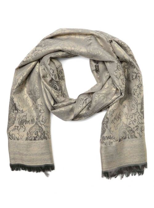 Lightweight Women's Gray Viscose Pashmina Cashmere Scarf for Women Winter Fashion Online