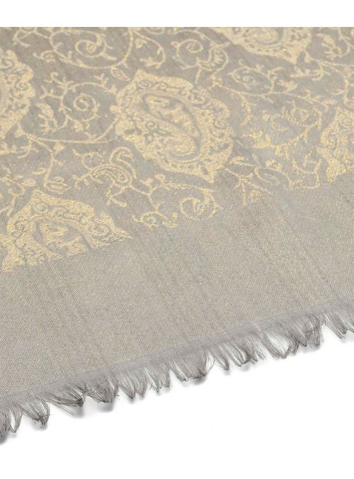 Lightweight Women's Gray Viscose Pashmina Cashmere Scarf for Women Winter Fashion Online