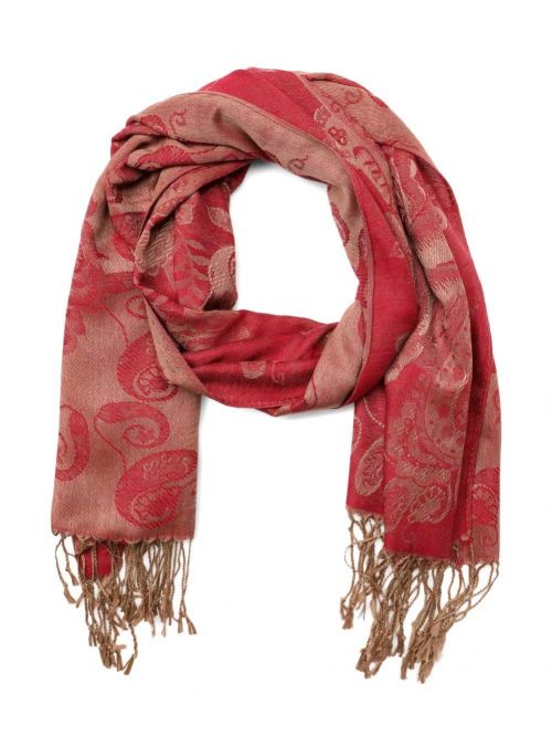 Lightweight Women's Red Viscose Pashmina Cashmere Scarf for Women Winter Fashion Online