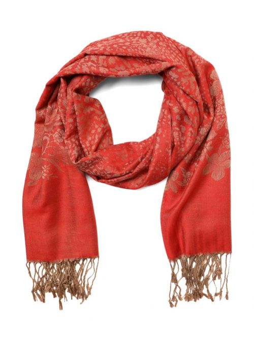 Women's Lightweight Pashmina Red Viscose Cashmere Scarf for Women Winter Fashion Online