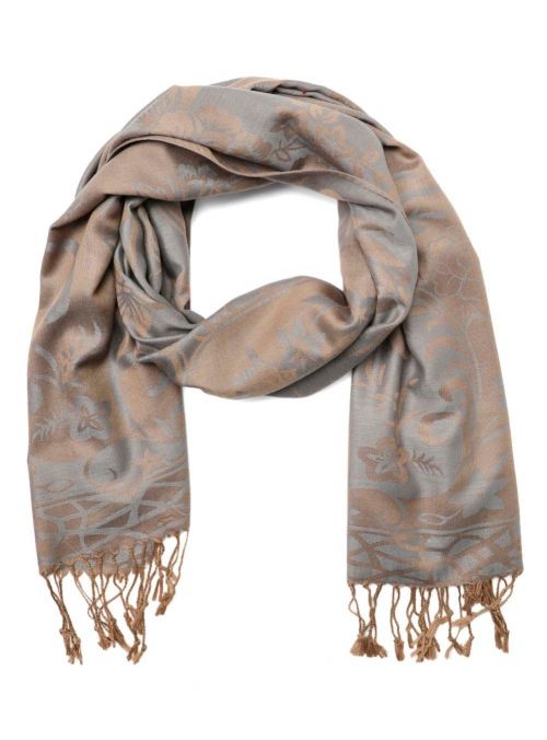 Women's Gray Lightweight Pashmina Viscose Cashmere Scarf for Women Winter Fashion Online