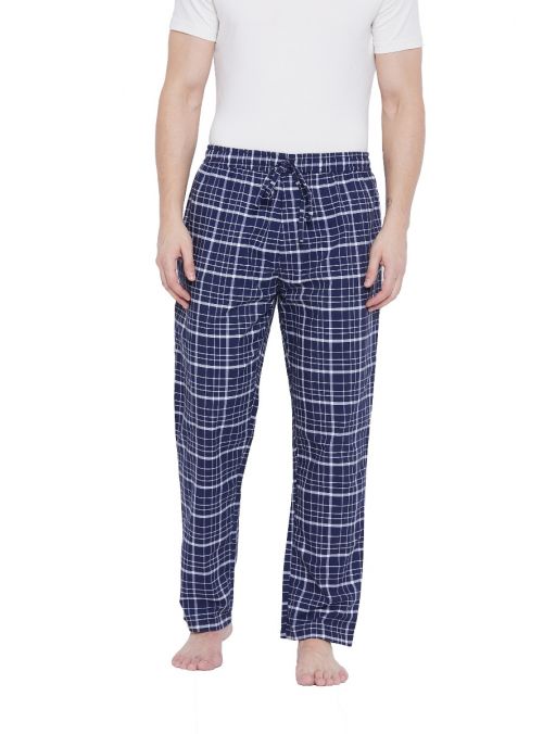Men Drawstring Plaid Essentials Pajama Pants with 2 Pocket  