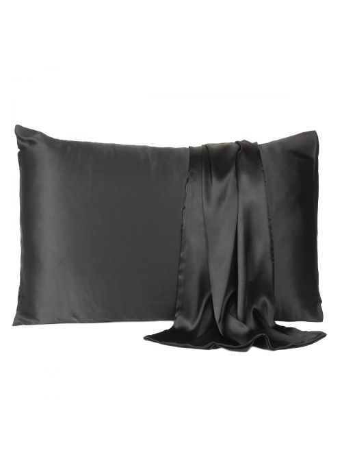 Oussum Solid Standard Size Satin Pillow Case for Bedroom Decor, 20x26 Inches