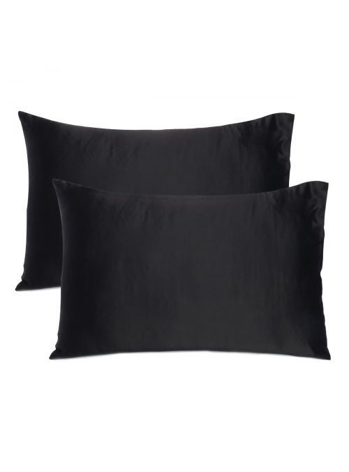 Oussum Solid Standard Size Satin Pillow Case for Bedroom Decor, 20x26 Inches