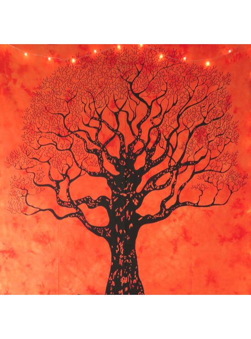 Tree Of Life King Size Tapestry With 2 Pillow Cover For Home Décor