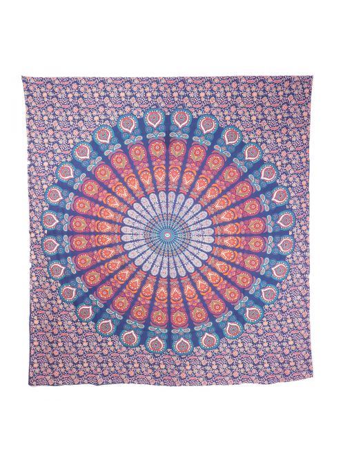 Tapestry Mandala Indian Wall Hanging Multicolor Peacock Ombre Bedspread Online