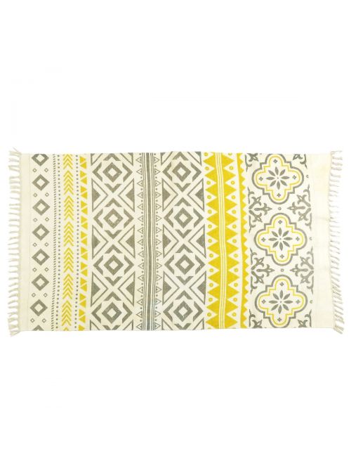 Oussum Chindi Hand woven Cotton Rectangle Floor Rugs