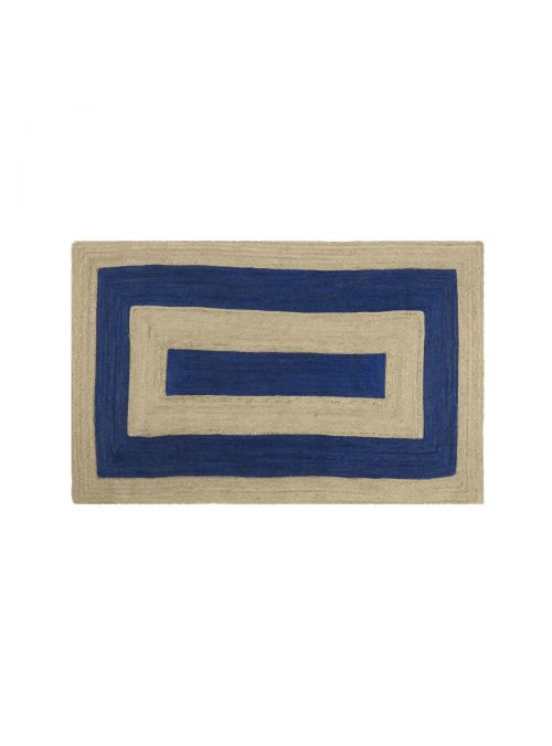 Oussum Natural Hand Woven Jute Rectangle Rugs for Home Decor