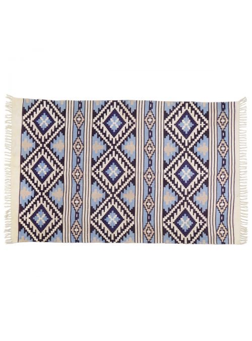 Oussum Hand woven Cotton Chindi Rectangle Floor Rugs for Home Decor