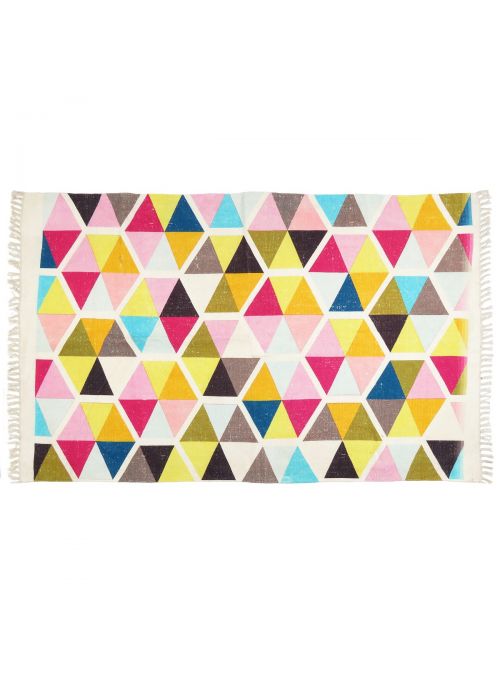 Hand woven Chindi Cotton Rectangle Floor Rugs