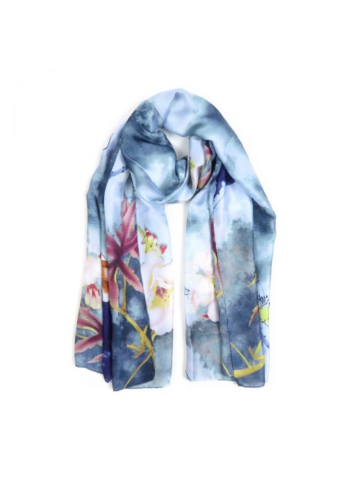 Women Fashion Silk Shawl & Wrap Summer Spring Scarves for Women & Girls