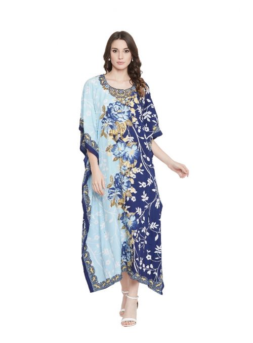 Women Plus Size Boho Tunic Top Party Wear Long Maxi Kaftan Kimono Dress