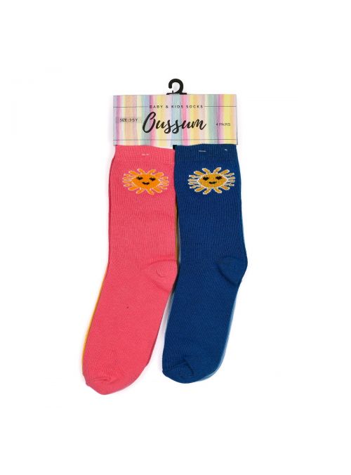 Oussum Unisex Baby Cotton Crew Socks Pack of 4
