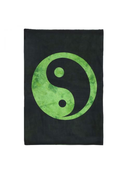 Indian Handmade Yin Yang Print Mandala Wall Hanging Poster & Tapestry