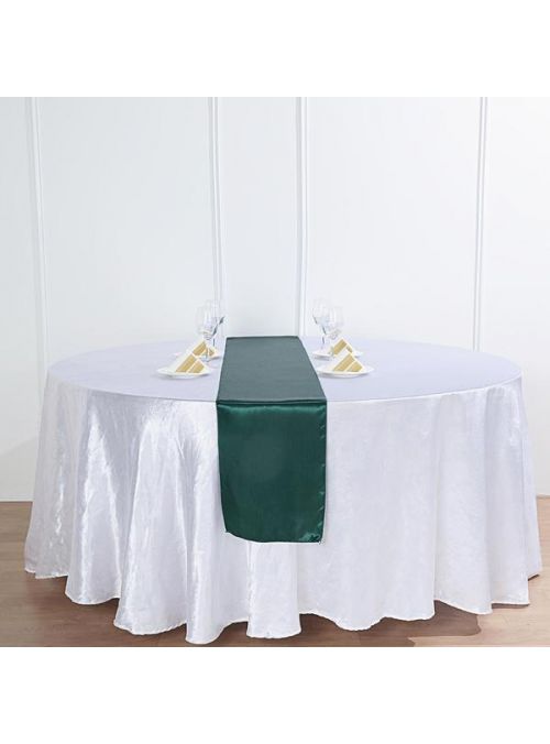 Bayberry Green Satin Table Runner for Wedding Party Decoration Runner