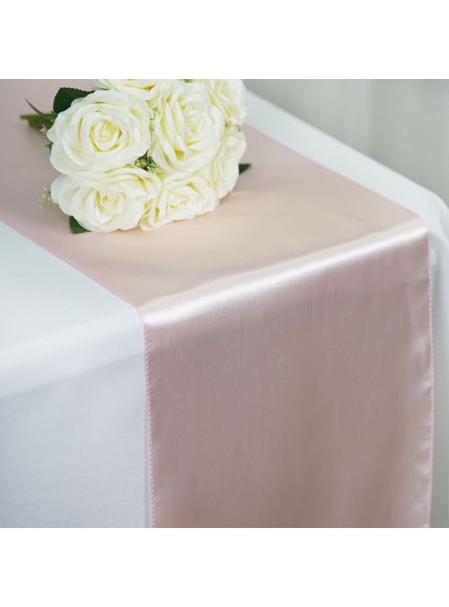 Silk Satin Dining Table Runner for Wedding Party Christmas Decor Table Cloth