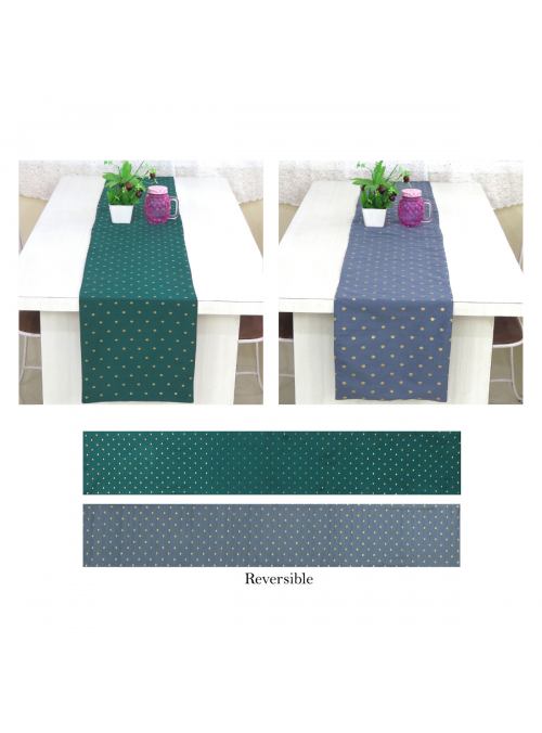 Art Silk Reversible Table Runner for Home Kitchen Decor  Pack of 1