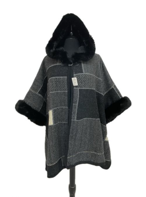 Women Oversize Cape Coat Winter Ponchos