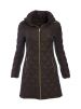 Michael Kors Long Quilted Puffer Down Jacket for Women Winter Fashion Online Mocha Size L
